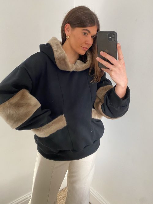 Blue And Cream Sweatshirt